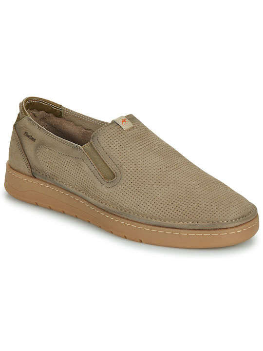 Fluchos Herren Slip-Ons Braun