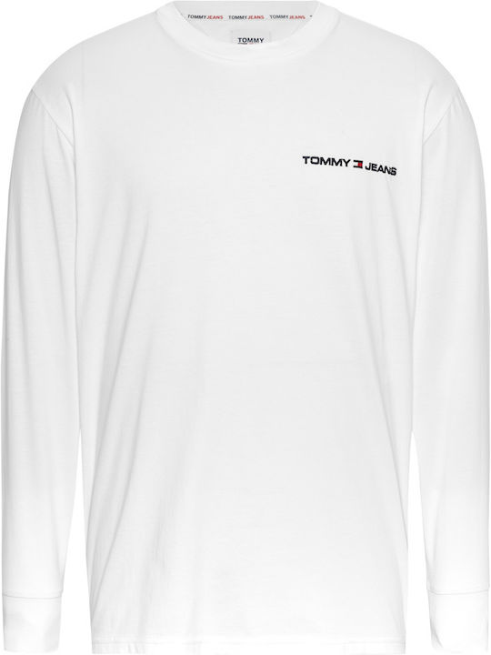 Tommy Hilfiger Men's Long Sleeve Blouse White