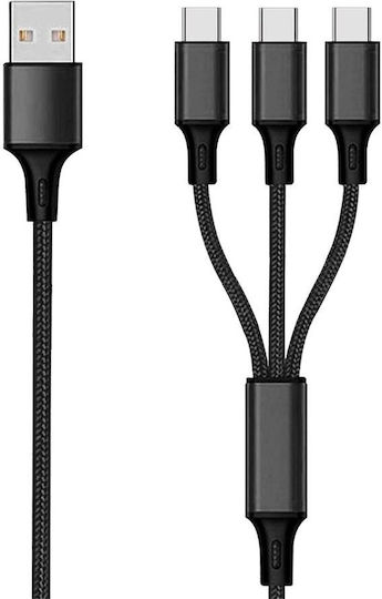 2GO Braided USB to Type-C 1.5m Cable (797156)