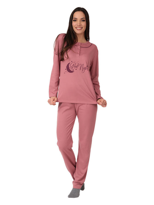 Lydia Creations De iarnă Set Pijamale pentru Femei Mărul putred