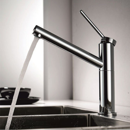 Inter Ceramic Alpaca Ένθετος Νεροχύτης Δεξιός Inox Μ100xΠ60cm Ασημί
