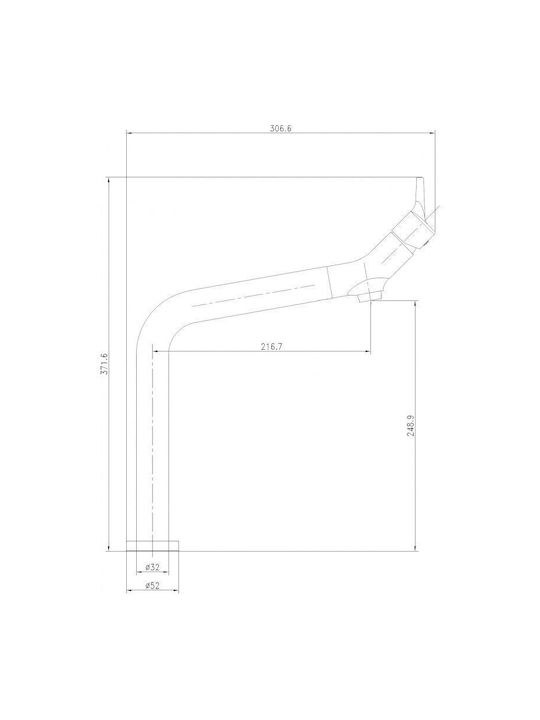 Inter Ceramic Drop-In Мивка Десен Inox със смесител Ш75xД40см Сребрист