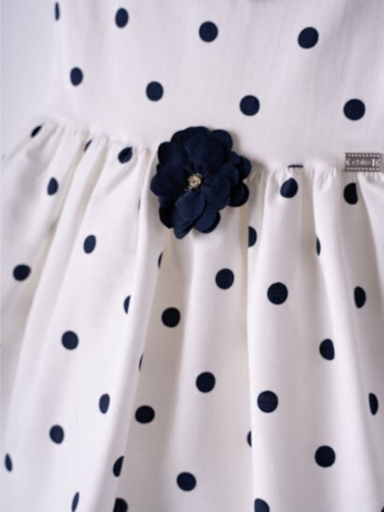 Rochie pentru Copii Fără mâneci Cu buline Blue