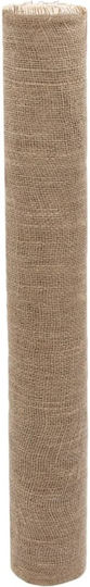 vidaXL Decoration Fabric Burlap 100x2500cm Beige