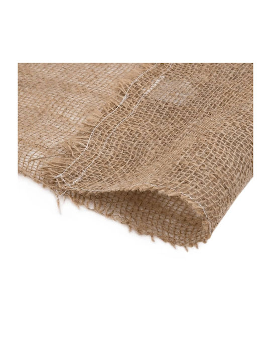 vidaXL Decoration Fabric Burlap 100x5000cm Beige