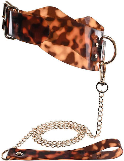 Sportsheets Amber Animal Collar in Gold Color
