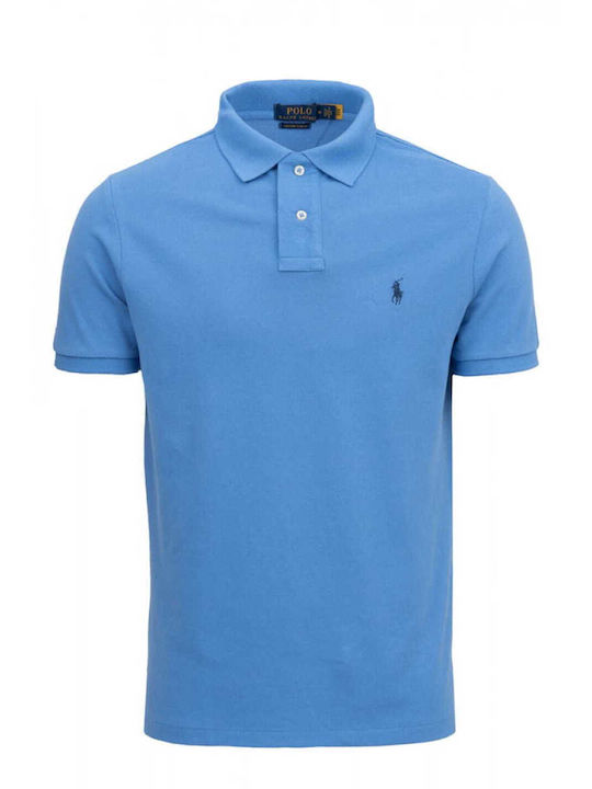 Ralph Lauren Men's Short Sleeve Blouse Polo Blue