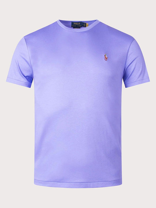 Ralph Lauren Men's Short Sleeve T-shirt Purple