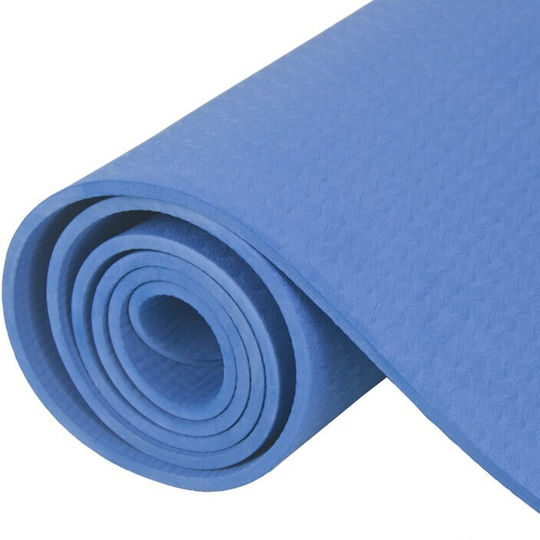Sportmann Covor de exerciții fizice Yoga Albastru (183x61.5x0.6cm)