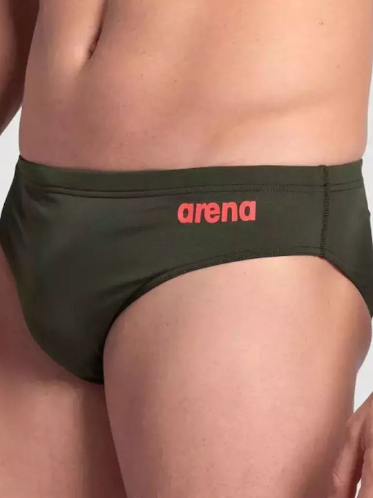 Men's Swimwear Slip Khaki
