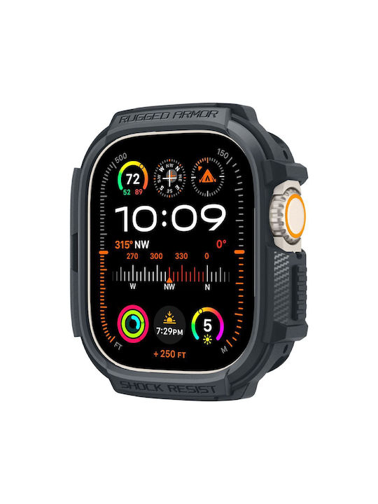 Spigen Rugged Armor Θήκη Σιλικόνης σε χρώμα για Apple Watch Ultra 49mm Spigen Rugged Armor Θήκη Σιλικόνης σε χρώμα για Apple Watch Ultra 49mm