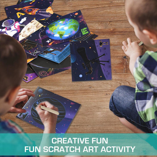 Chalk & Chuckles Space Adventures Space Adventures Joc Educațional de Cunoștințe