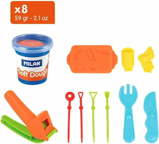 Milan Plasticină - Joc Pentru Vârsta 3+ Ani 8 Buc