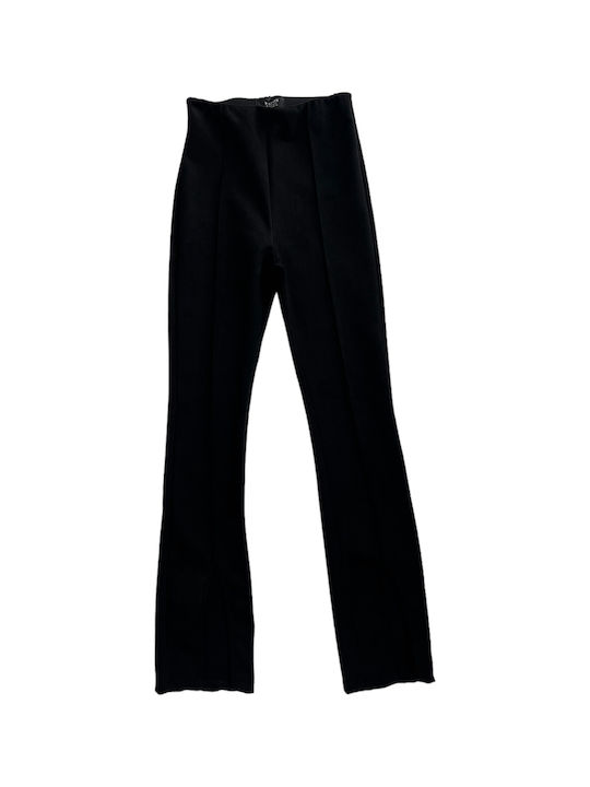 Damen Stoff Hose Schwarz