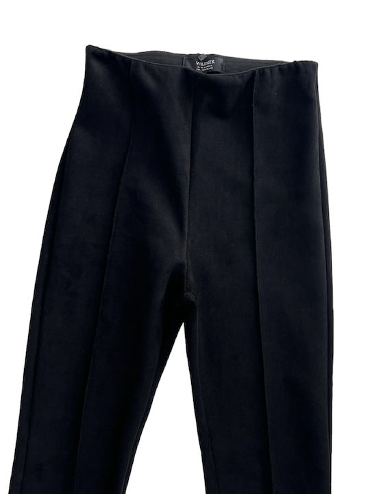 Damen Stoff Hose Schwarz