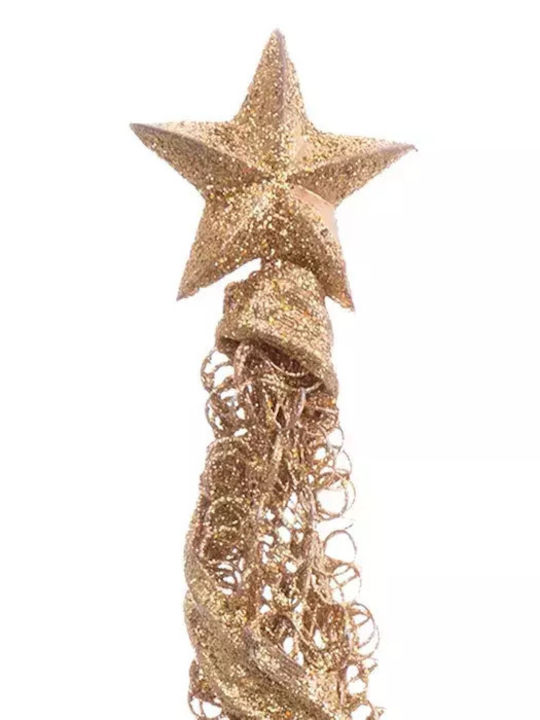 Weihnachtsdekoration Baum Kegel 50cm Gold Konisch FE566
