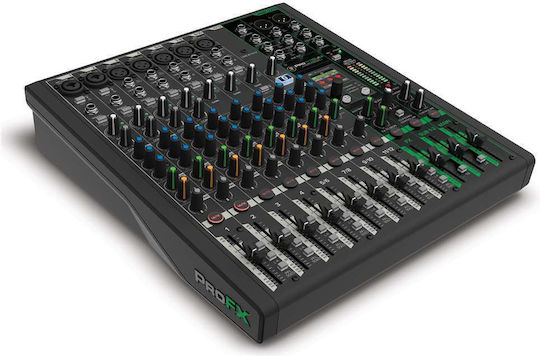 Mackie Profx12v3 PROFX12V3+ Αυτοενισχυόμενη Αναλογική Κονσόλα 12 Καναλιών / 12 Εισόδους XLR