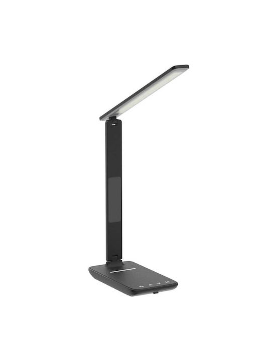 LED Schreibtischlampe faltbar in Schwarz Farbe