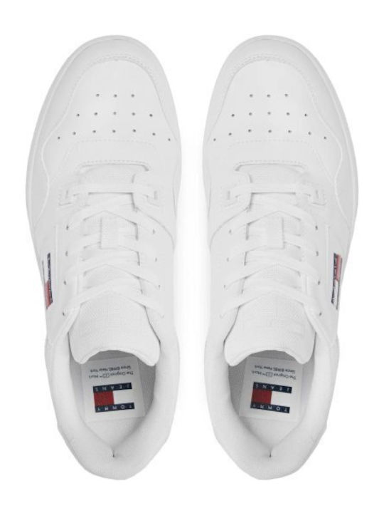 Retro Basket Sneakers White