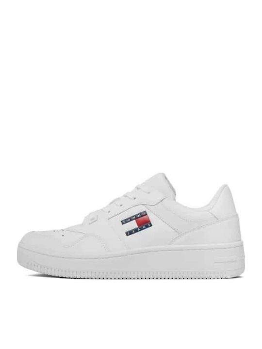 Retro Basket Sneakers White