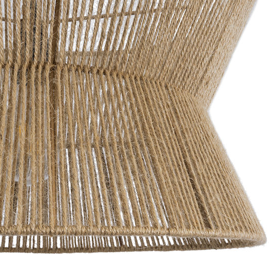 GloboStar Bisbee Beige Boho Ceiling Light with Rope for E27 Socket 50x28x28cm