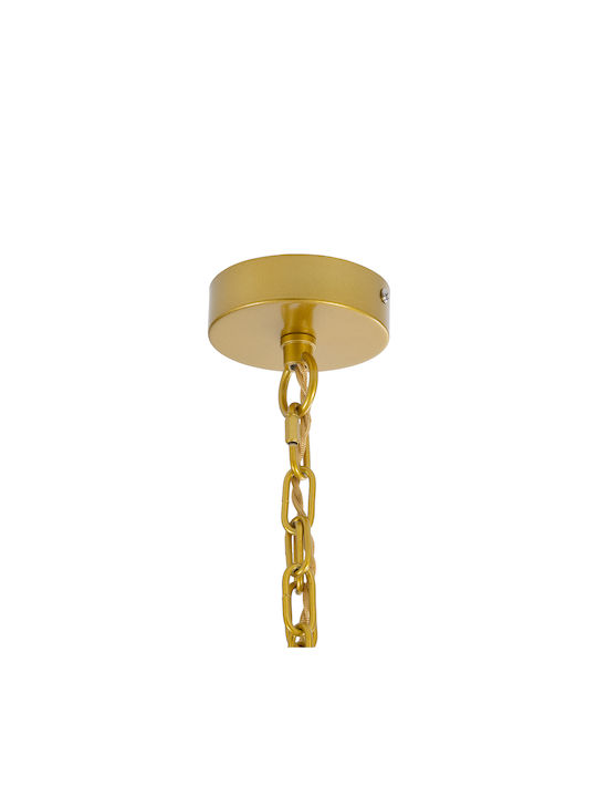 GloboStar Missoula Ceiling Light Pink Boho Grid with E27 Socket 30x40x40cm