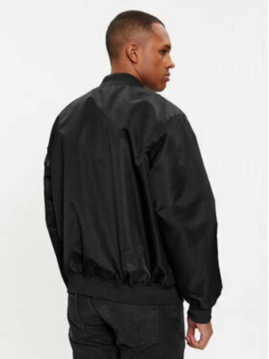 Calvin Klein зимно яке Bomber BLACK