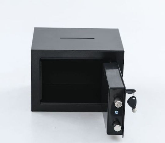 Spardose Metallisch Schwarz