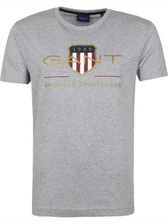 Gant Men's T-shirt Γκρι