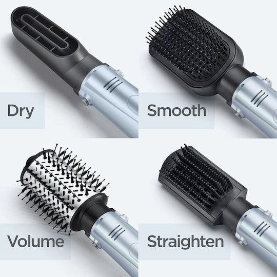 Babyliss Hydro-Fusion Air Styler Ceramic Electric Brush with Air for Straightening and Curls 1000W
