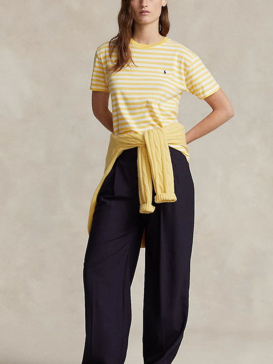 Ralph Lauren Femeie Tricou Cu dungi Chrome Yellow