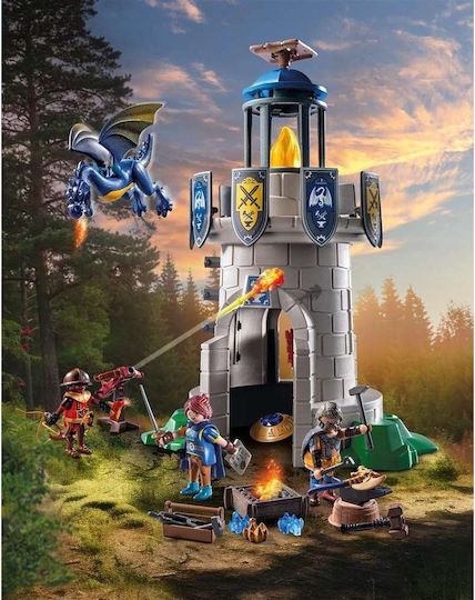 Playmobil Novelmore Knights Tower With Dragon And Blacksmith For Ages 4-10