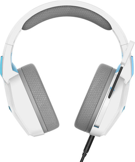 Oniverse Nebula Over Ear Gaming Headset με σύνδεση 3.5mm Nebula Arctic White for PC / PS4 / PS5 / XBOX