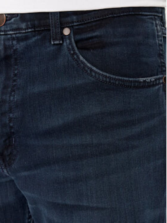 Greensboro Men's Elastic Jeans Pants with Regular Straight Fit Dark Blue