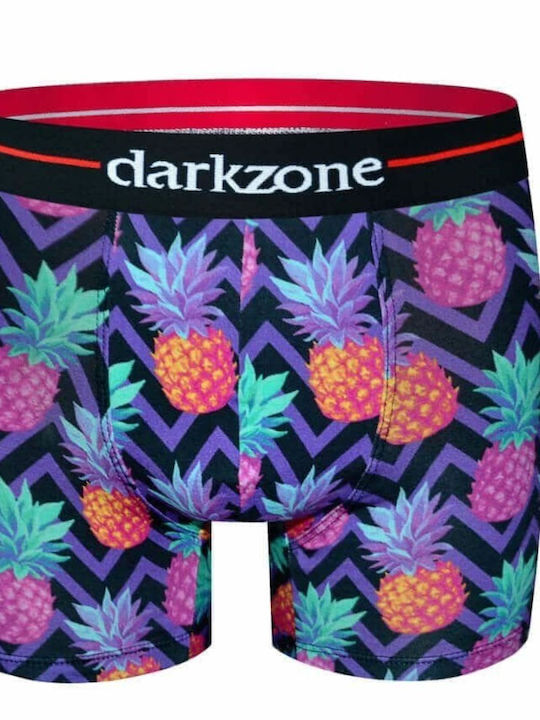 Darkzone Boxeri pentru bărbați Colorful cu modele 1Pachet