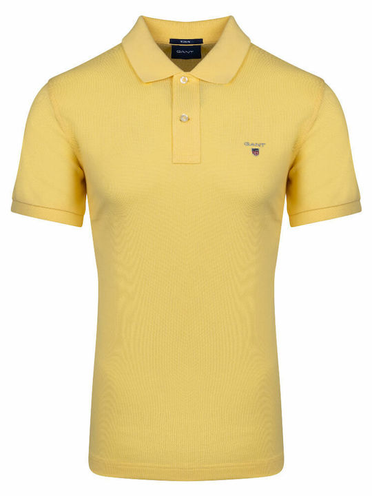 Gant Polo T-Shirt Gelb