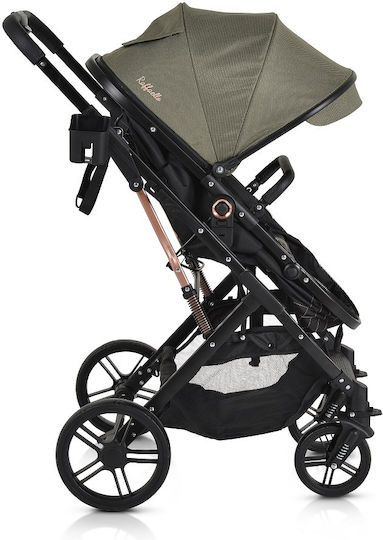 Moni Rafaello Reglabil 2 în 1 Cărucior pentru copii Potrivit pentru Nou-născut Olive 8.5kg