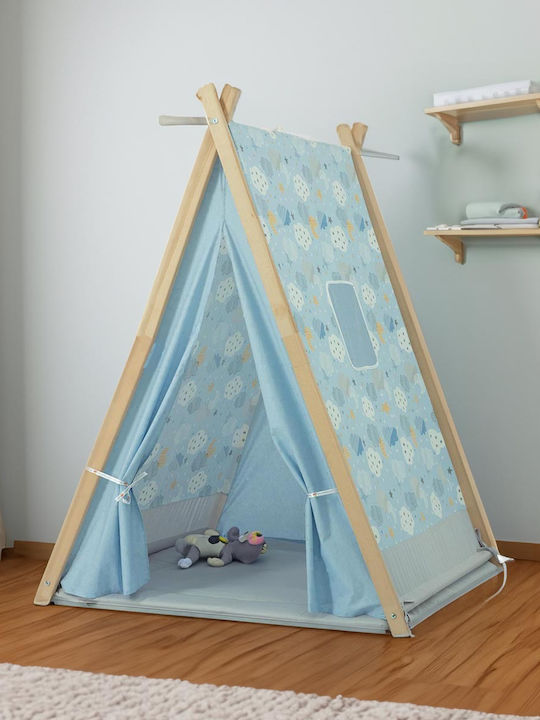 Mother Baby Kids House Play Tent Roomy Camp Blue