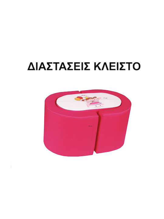 Safari Set Masă cu Scaune pentru Copii Verde Decobebe