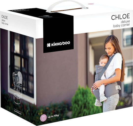 Kikka Boo Classic Carrier Chloe Mesh Grey with Maximum Weight 15kg