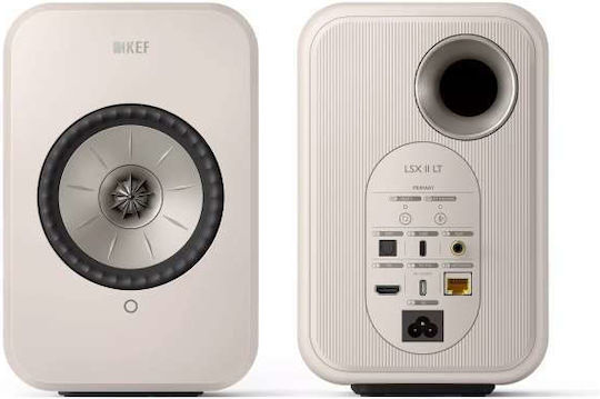 Kef Lsx Ii Αυτοενισχυόμενα Ηχεία με Wi-Fi & Bluetooth 100W (Ζεύγος) Μπεζ