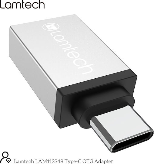 Lamtech Converter USB-C male to USB-A female 1pcs LAM113348