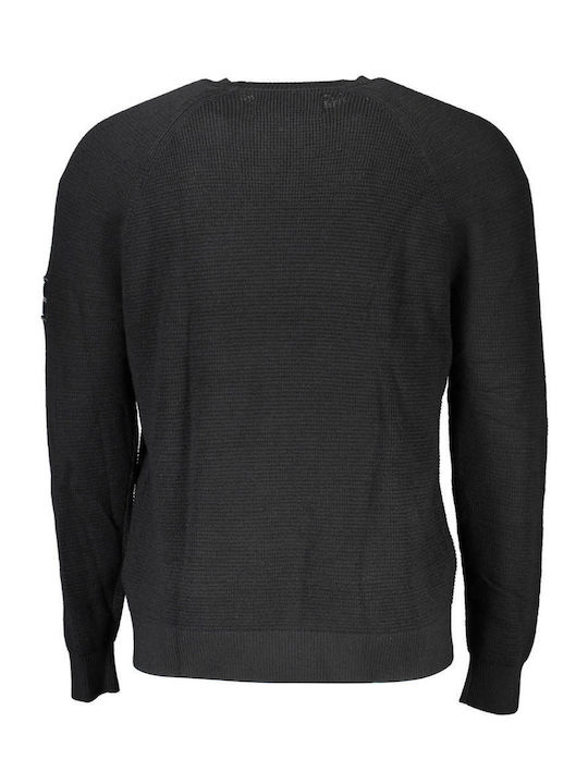 Calvin Klein Herren Langarm-Pullover BLACK