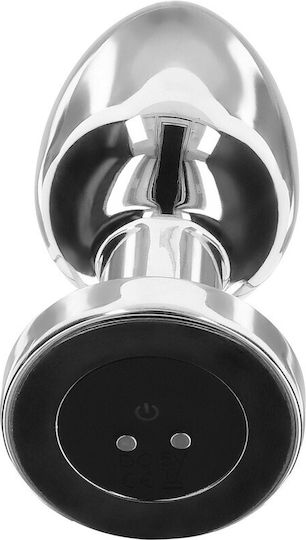 ToyJoy Anal Plug mit Vibration Groß Silber