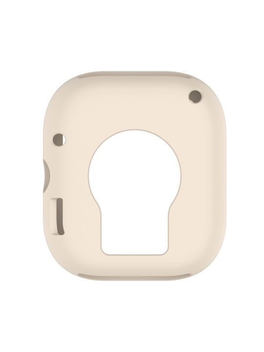 Smart Watch Protective Case Silikonhülle in Beige Farbe für Redmi Watch 4