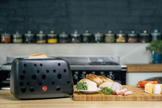 Eldom Toaster 2 Slots 900W Black