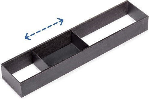Emuca Tăvi Pentru Tacâmuri De Sertar 10x47cm Gri