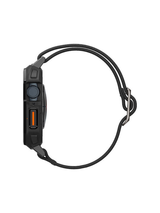 Spigen Lite Fit Pro Unibody Armband Stoff Schwarz (Apple Watch Series 9/8/7/SE/6/5/4 (45/44mm))