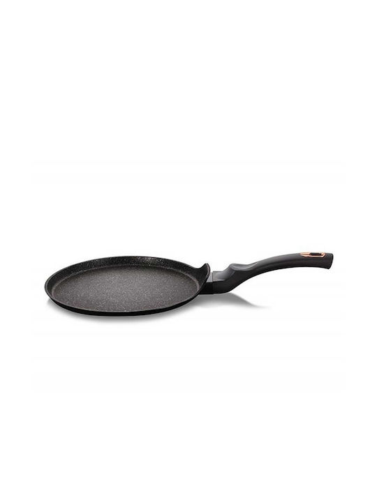 Berlinger Haus Black Rose Collection Crepe Maker made of Aluminum with Stone Coating 28cm