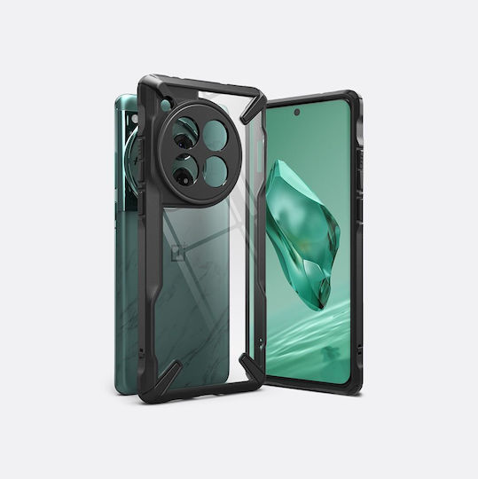 Ringke Fusion X Back Cover Silicon 2mm cu Curea Negru (OnePlus 12)